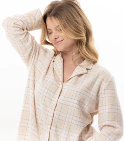 Katoenen pyjama met knopen MONTAUK 106