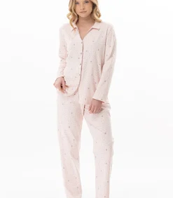 Katoenen pyjama met knopen COSY 106