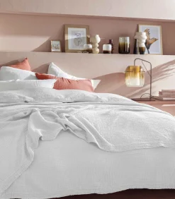 Katoenen sprei van gaas, NATUURLIJK RELIÃ‹F