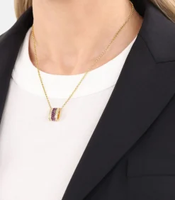 Ketten mit Anhänger voor dames, zilver 925, zirkonia