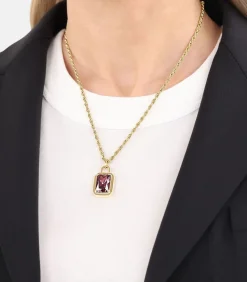 Ketten mit Anhänger voor dames, roestvrij staal, zirkonia