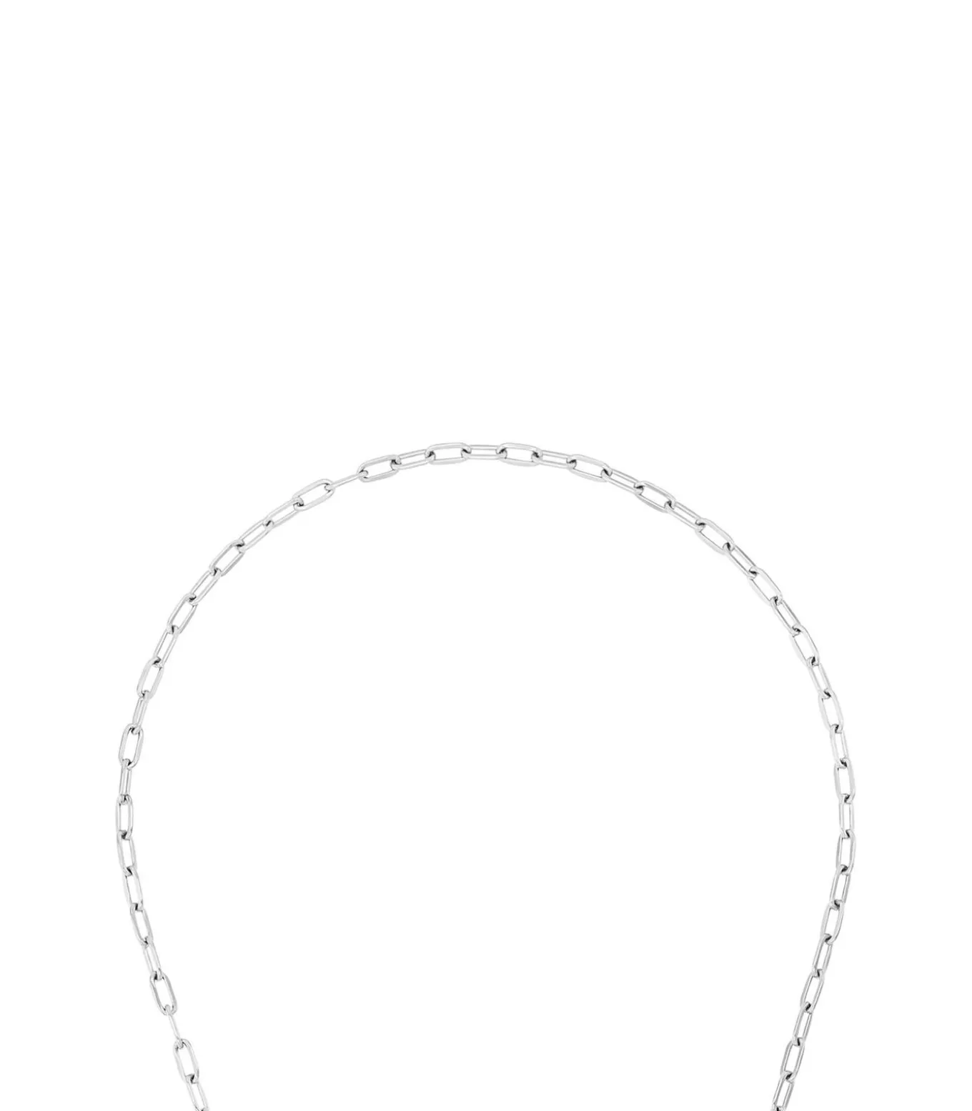 Ketten mit Anhänger voor dames, roestvrij staal, gekweekte zoetwaterparel