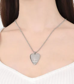 Ketting met hanger voor mannen en vrouwen, unisex, roestvrij staal