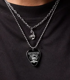 Ketting met hanger voor mannen en vrouwen, unisex, roestvrij staal