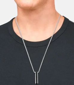 Ketting met hanger voor mannen, roestvrij staal