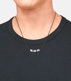 Ketting met hanger voor mannen, roestvrij staal