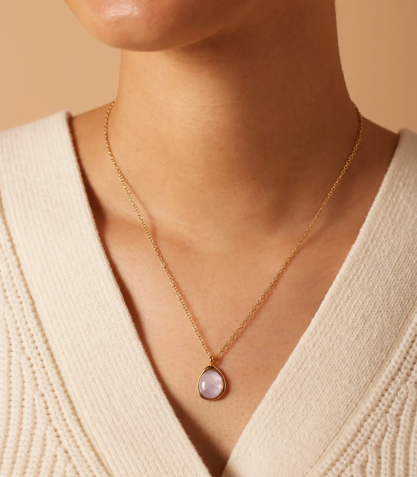 Ketting Staal 47 cm - Goudkleurig