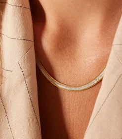 Ketting Zilver 45 cm - Goud- en Zilverkleurig