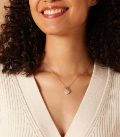 Ketting Zilver 45 cm - Parel