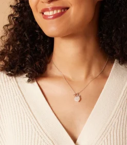 Ketting Zilver 45 cm - Parel