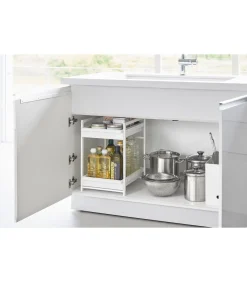 Keukenkast Organizer - 2 niveaus - Tower - Wit