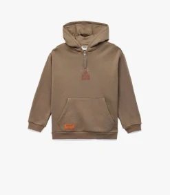 Kinder Hoodie Lang Met Ritsdetail