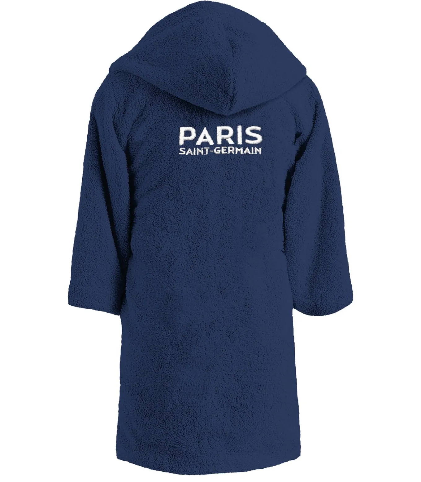 Kinderbadjas met kap en borduursel 100% katoen, PSG LINES