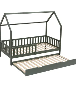 Kinderbed Kajuit 190x90cm groen MARCEAU