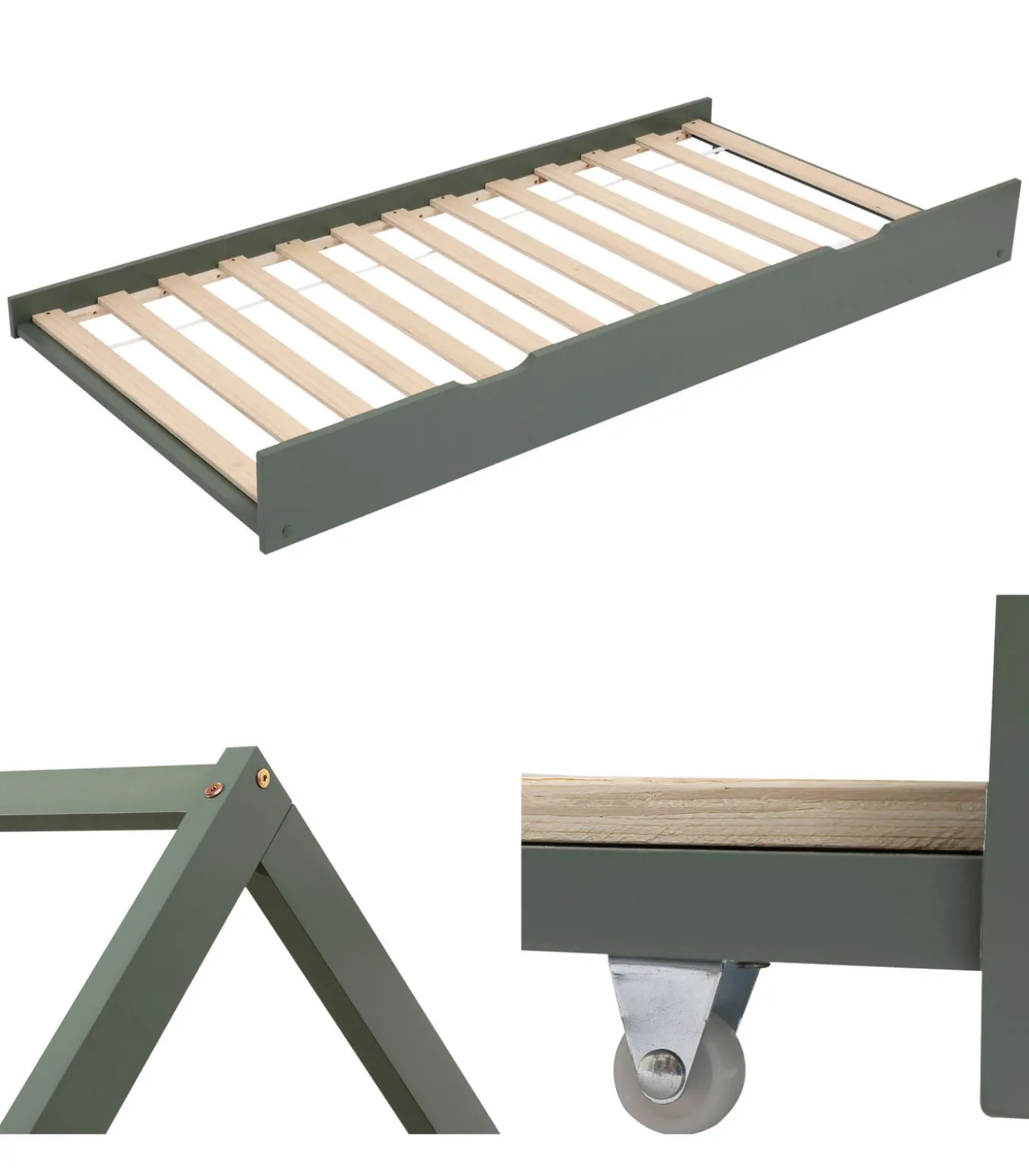 Kinderbed Kajuit 190x90cm groen MARCEAU