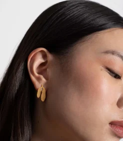 Kleine gouden Silvela oorbellen