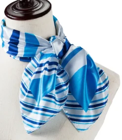 Kleine zijden sjaal Navy Blue Cléo