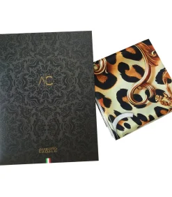 Kleine zijden vierkante Roze Luipaard Cléo