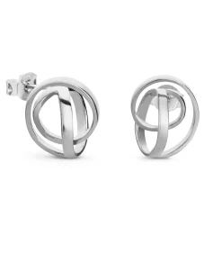 Kleine zilveren Embolic oorbellen