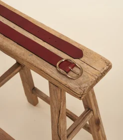 Koehide lederen riem