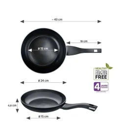 Koekenpan B.Green - ø 24 cm - standaard anti-aanbaklaag