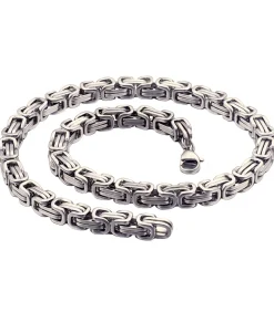 Koningsketting - 5mm - Dubbele Schakels - Staal