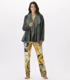 Kort jasje van flanellen pluche ESSENTIEL H73B