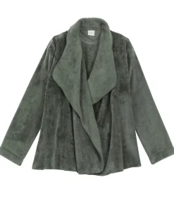 Kort jasje van flanellen pluche ESSENTIEL H73B