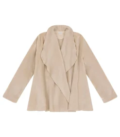 Kort jasje van flanellen pluche ESSENTIEL H73B