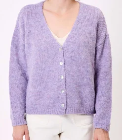 Korte effen gebreide vest APPACHE