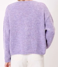 Korte effen gebreide vest APPACHE