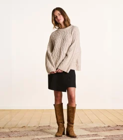 Korte rok met zwarte milano inzet