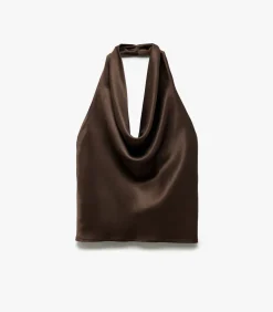 Koton Backless Satin Blouse