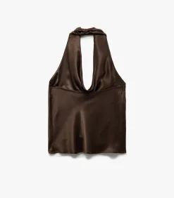 Koton Backless Satin Blouse