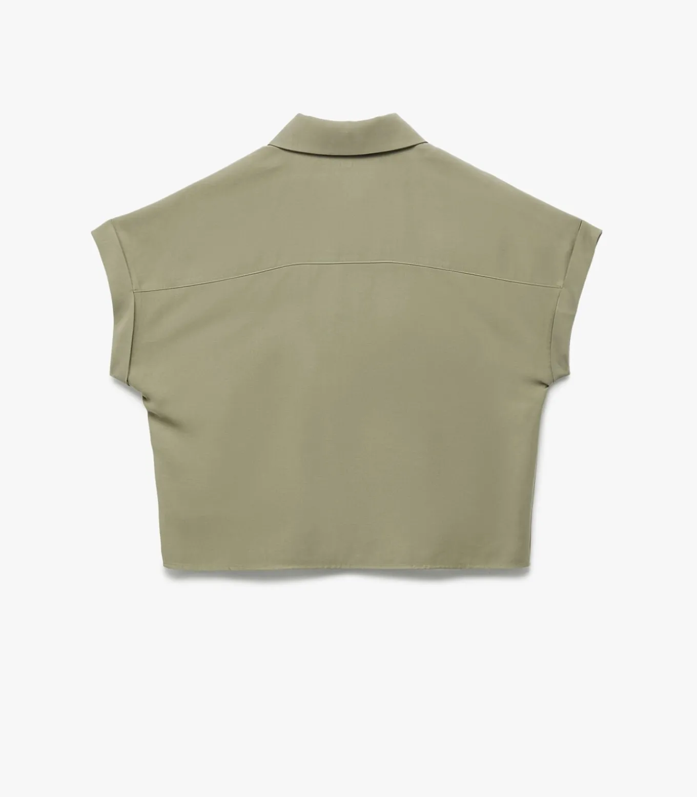 Koton Pocket Detail Crop Shirt