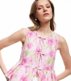 Koton Sleeveless Floral Blouse