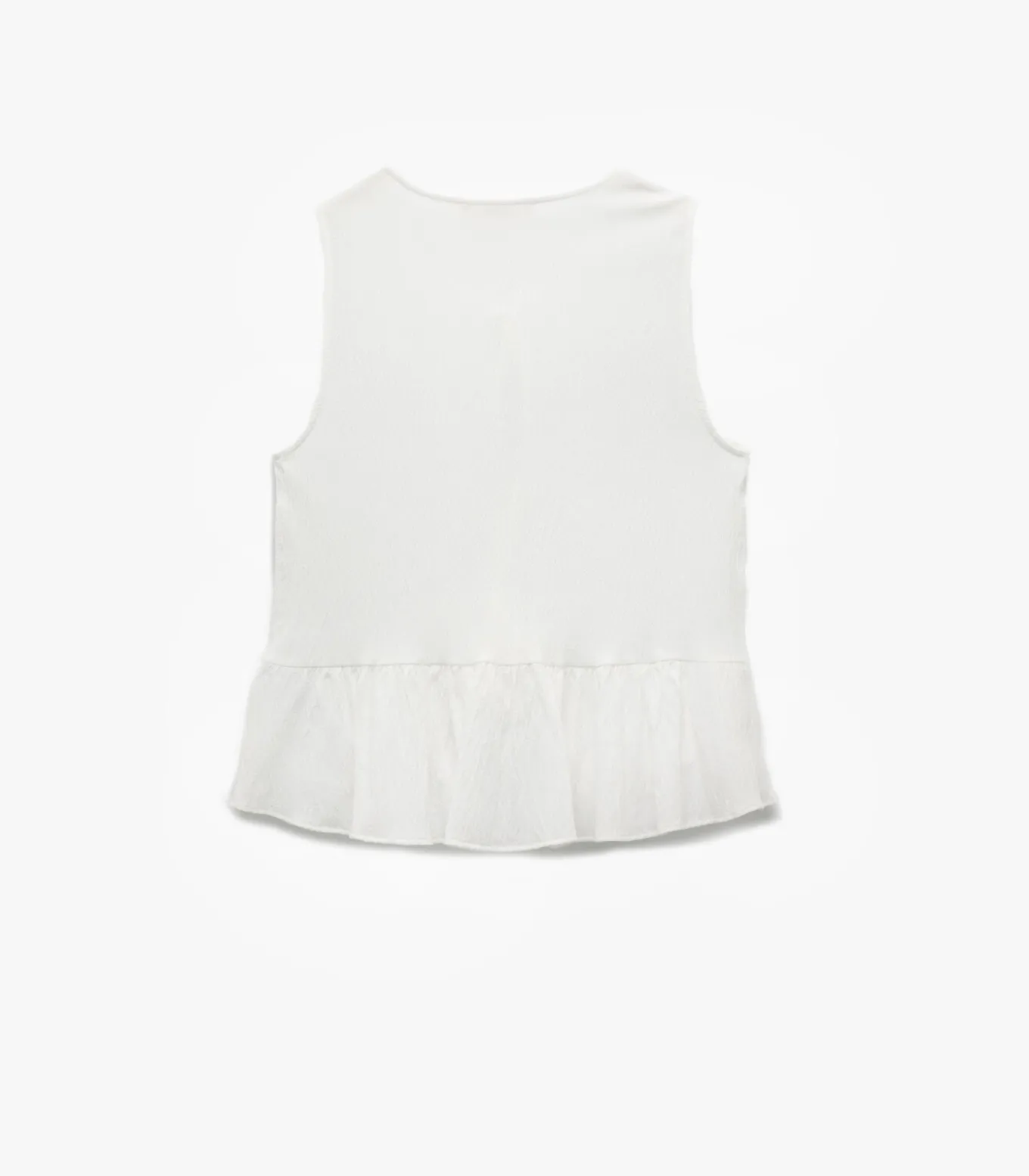 Koton Sleeveless Peplum Blouse