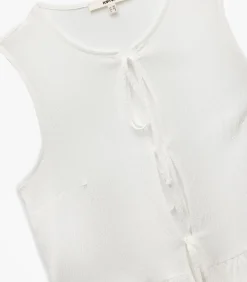 Koton Sleeveless Peplum Blouse