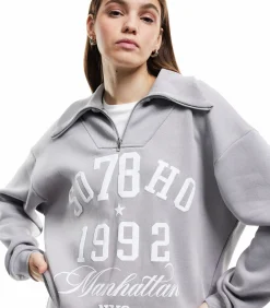 Koton Zippered Sweatshirt