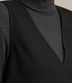 Krijtstreepjurk regular