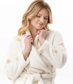 Kruislingse badjas met motief ESSENTIEL 168