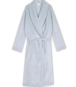 Kruislingse badjas van flanellen pluche ESSENTIEL H61B