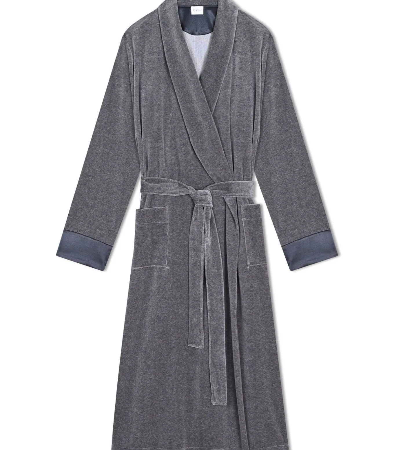 Kruislingse badjas van fluweel ESSENTIEL H67A