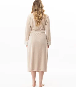 Kruislingse badjas van fluweel ESSENTIEL H67A