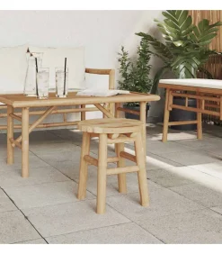 Kruk Bruin 30 x 30 x 36 cm Bamboe