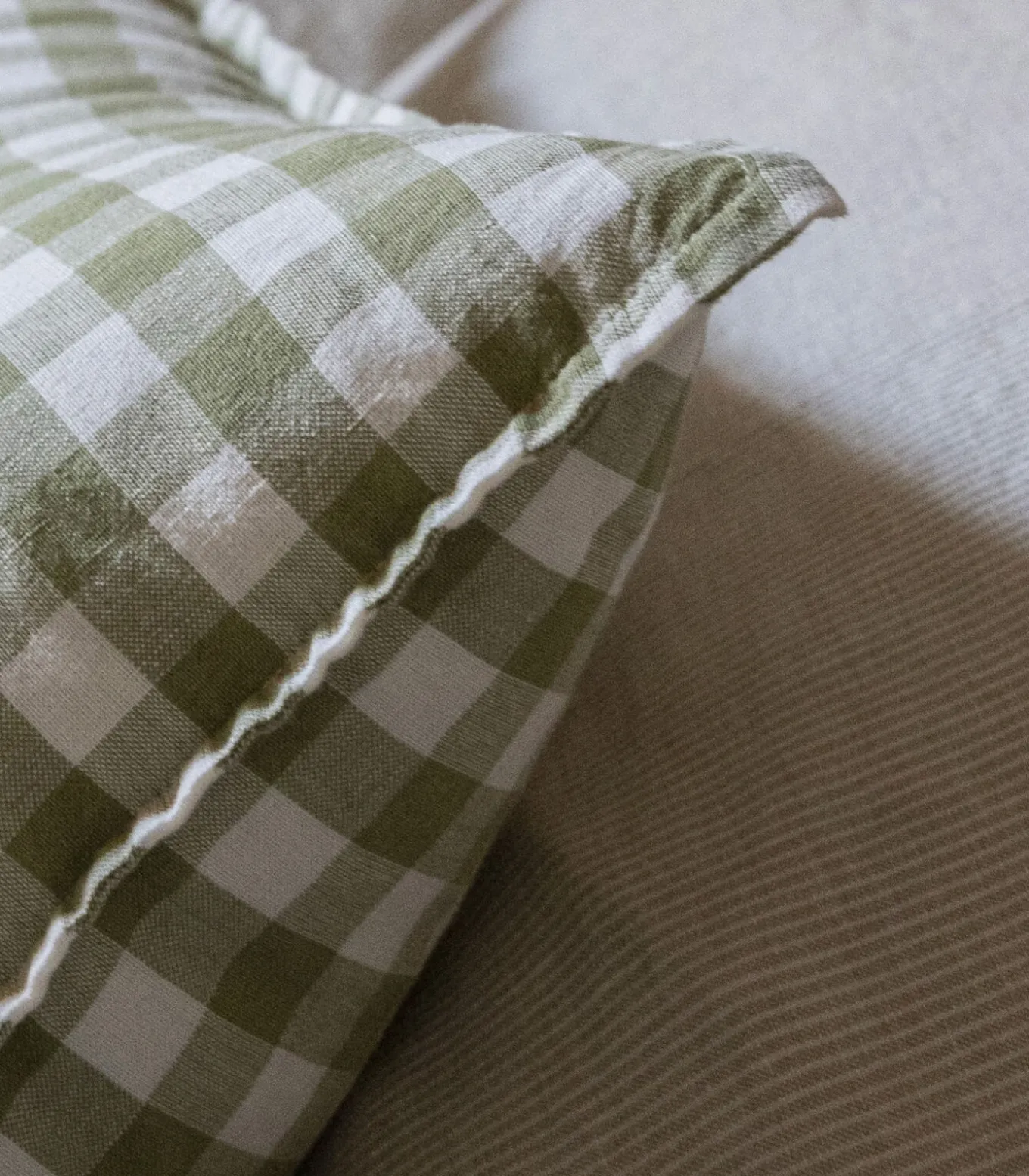 Kussensloop van katoen en linnen, PASSIE VOOR VICHY