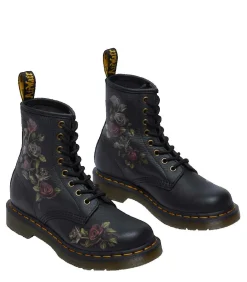 Laarzen Dr. Martens 1460 Decayed Roses zwart