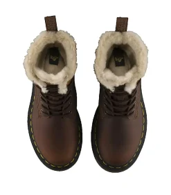 Laarzen Dr. Martens 1460 kaki met borduurwerk