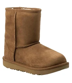 Laarzen ugg Classic II van bruin leer voor meisjes