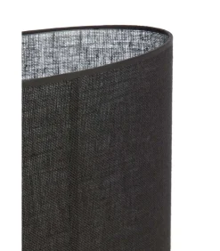 Lampenkap ovaal Sendai - Zwart - 38x17.5x28cm